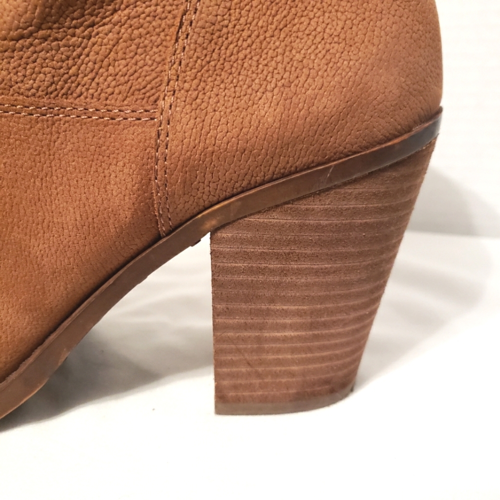 LUCKY BRAND Women's Tan Brown Western Style Ankle Booties Size 10 - Picture 10 of 16